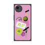 プレミアムスクエアケース［ Playful sticker - Dusty Pink ］