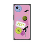 プレミアムスクエアケース［ Playful sticker - Dusty Pink ］