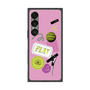 プレミアムスクエアケース［ Playful sticker - Dusty Pink ］