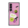 プレミアムスクエアケース［ Playful sticker - Dusty Pink ］