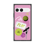プレミアムスクエアケース［ Playful sticker - Dusty Pink ］