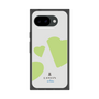 プレミアムスクエアケース［ LANVIN en Bleu Hearts Green - ランバン ハート グリーン ］