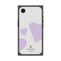 プレミアムスクエアケース［ LANVIN en Bleu Hearts Purple - ランバン ハート パープル ］