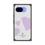 プレミアムスクエアケース［ LANVIN en Bleu Hearts Purple - ランバン ハート パープル ］
