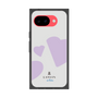 プレミアムスクエアケース［ LANVIN en Bleu Hearts Purple - ランバン ハート パープル ］