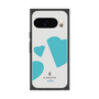 プレミアムスクエアケース［ LANVIN en Bleu Hearts Blue - ランバン ハート ブルー ］