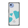 プレミアムスクエアケース［ LANVIN en Bleu Hearts Blue - ランバン ハート ブルー ］