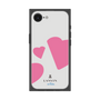 プレミアムスクエアケース［ LANVIN en Bleu Hearts Pink - ランバン ハート ピンク ］