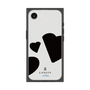 プレミアムスクエアケース［ LANVIN en Bleu Hearts Black - ランバン ハート ブラック ］