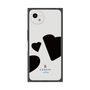 プレミアムスクエアケース［ LANVIN en Bleu Hearts Black - ランバン ハート ブラック ］