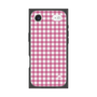 プレミアムスクエアケース［ Checkered Pink - ギンガムチェック ピンク ］