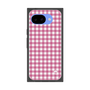 プレミアムスクエアケース［ Checkered Pink - ギンガムチェック ピンク ］