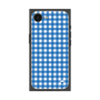 プレミアムスクエアケース［ Checkered Blue - ギンガムチェック ブルー ］