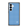 プレミアムスクエアケース［ Checkered Blue - ギンガムチェック ブルー ］