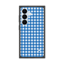 プレミアムスクエアケース［ Checkered Blue - ギンガムチェック ブルー ］