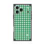 プレミアムスクエアケース［ Checkered Green - ギンガムチェック グリーン ］