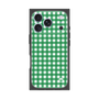 プレミアムスクエアケース［ Checkered Green - ギンガムチェック グリーン ］
