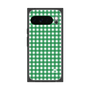 プレミアムスクエアケース［ Checkered Green - ギンガムチェック グリーン ］