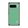 プレミアムスクエアケース［ Checkered Green - ギンガムチェック グリーン ］