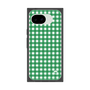プレミアムスクエアケース［ Checkered Green - ギンガムチェック グリーン ］
