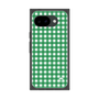 プレミアムスクエアケース［ Checkered Green - ギンガムチェック グリーン ］