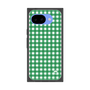 プレミアムスクエアケース［ Checkered Green - ギンガムチェック グリーン ］
