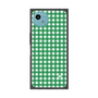 プレミアムスクエアケース［ Checkered Green - ギンガムチェック グリーン ］