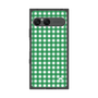 プレミアムスクエアケース［ Checkered Green - ギンガムチェック グリーン ］