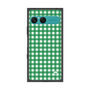 プレミアムスクエアケース［ Checkered Green - ギンガムチェック グリーン ］