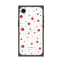 プレミアムスクエアケース［ Dippin dots Red - ディッピンドッツ レッド ］