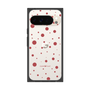 プレミアムスクエアケース［ Dippin dots Red - ディッピンドッツ レッド ］