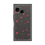 プレミアムスクエアケース［ Dippin dots Red - ディッピンドッツ レッド ］
