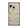プレミアムスクエアケース［ Dippin dots Red - ディッピンドッツ レッド ］