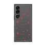 プレミアムスクエアケース［ Dippin dots Red - ディッピンドッツ レッド ］