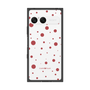 プレミアムスクエアケース［ Dippin dots Red - ディッピンドッツ レッド ］