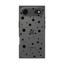 プレミアムスクエアケース［ Dippin dots Black - ディッピンドッツ ブラック ］