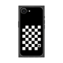 プレミアムスクエアケース［ Racing checkered flag - レーシングチェッカーフラッグ ］