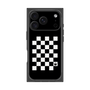 プレミアムスクエアケース［ Racing checkered flag - レーシングチェッカーフラッグ ］