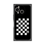 プレミアムスクエアケース［ Racing checkered flag - レーシングチェッカーフラッグ ］