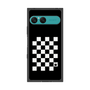 プレミアムスクエアケース［ Racing checkered flag - レーシングチェッカーフラッグ ］