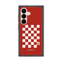 プレミアムスクエアケース［ Racing checkered flag Red - レーシングチェッカーフラッグ レッド ］