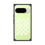 プレミアムスクエアケース［ Racing checkered flag White - レーシングチェッカーフラッグ ホワイト ］