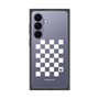 プレミアムスクエアケース［ Racing checkered flag White - レーシングチェッカーフラッグ ホワイト ］