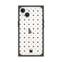 プレミアムスクエアケース［ CASEPLAY Crown dots Black - ケースプレイ・クラウン・ドッツ ブラック ］