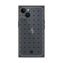 プレミアムスクエアケース［ CASEPLAY Crown dots Black - ケースプレイ・クラウン・ドッツ ブラック ］