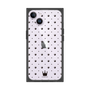 プレミアムスクエアケース［ CASEPLAY Crown dots Black - ケースプレイ・クラウン・ドッツ ブラック ］