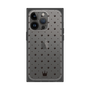 プレミアムスクエアケース［ CASEPLAY Crown dots Black - ケースプレイ・クラウン・ドッツ ブラック ］