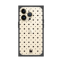 プレミアムスクエアケース［ CASEPLAY Crown dots Black - ケースプレイ・クラウン・ドッツ ブラック ］