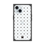 プレミアムスクエアケース［ CASEPLAY Crown dots Black - ケースプレイ・クラウン・ドッツ ブラック ］