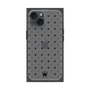プレミアムスクエアケース［ CASEPLAY Crown dots Black - ケースプレイ・クラウン・ドッツ ブラック ］
